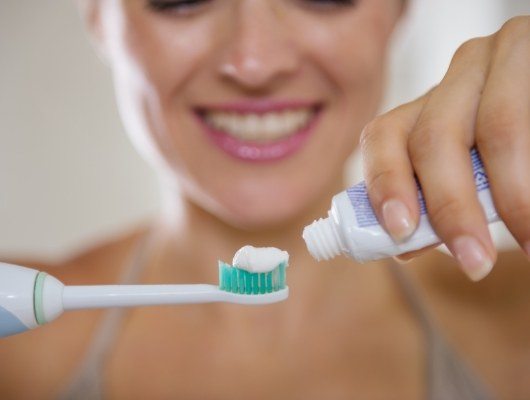 Dentist crafting a dental bridge