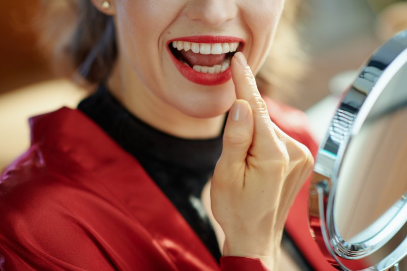 Patient smiling at their cosmetic dentistry consultation